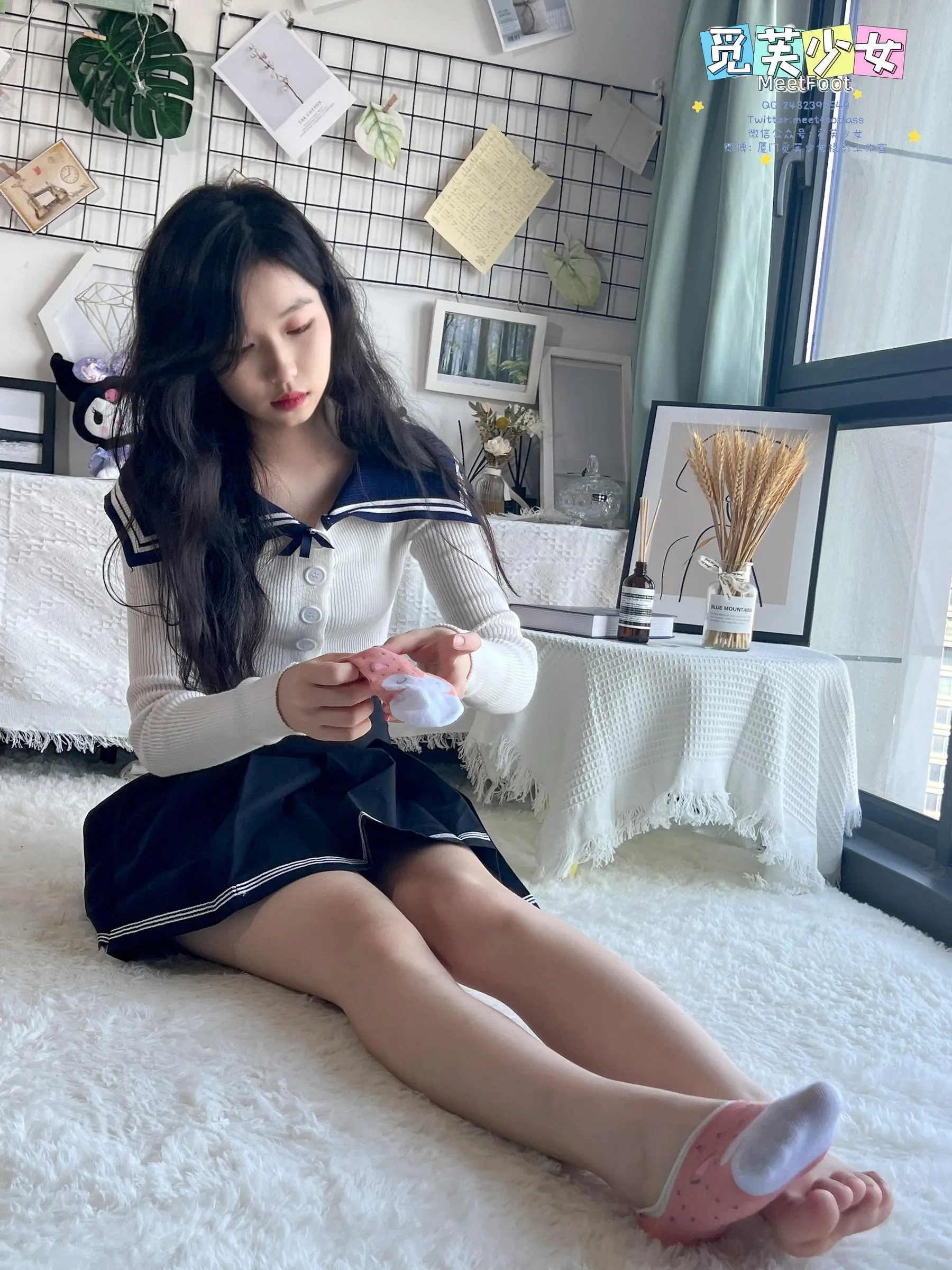 [觅芙少女]NO.018 JK短裙美少女-1 [105P]插图